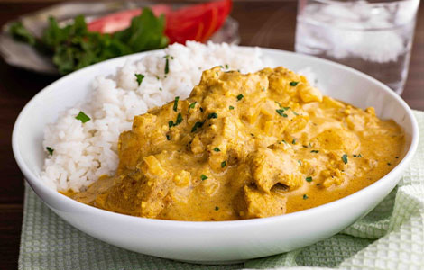 Creamy Kormas Served at MacDonners Takeaway in Glasgow